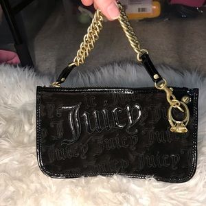 Juicy Couture velvet clutch